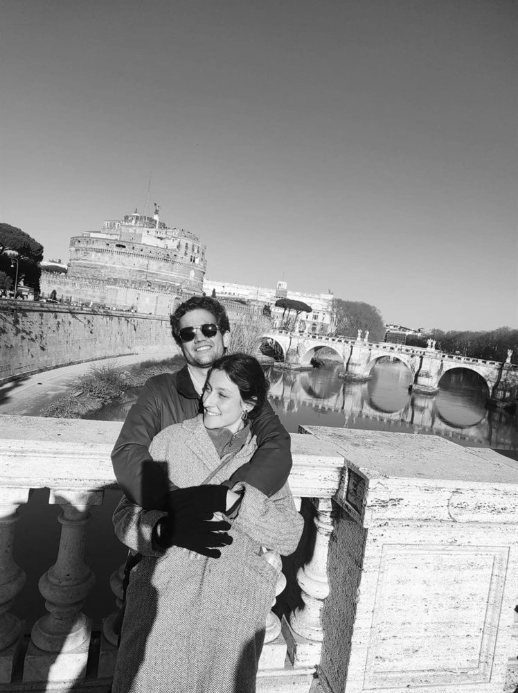 Rosa y Jaime en Roma